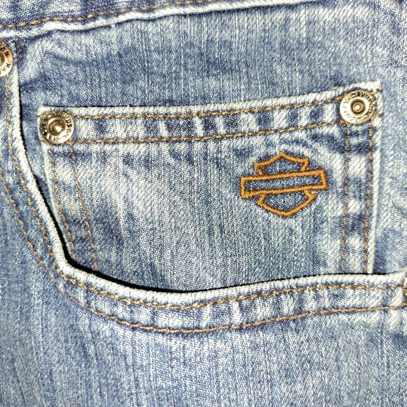 Men's Harley-Davidson Original Straight Jean - Medium Indigo Stone Wash 36x36 - Picture 8 of 16